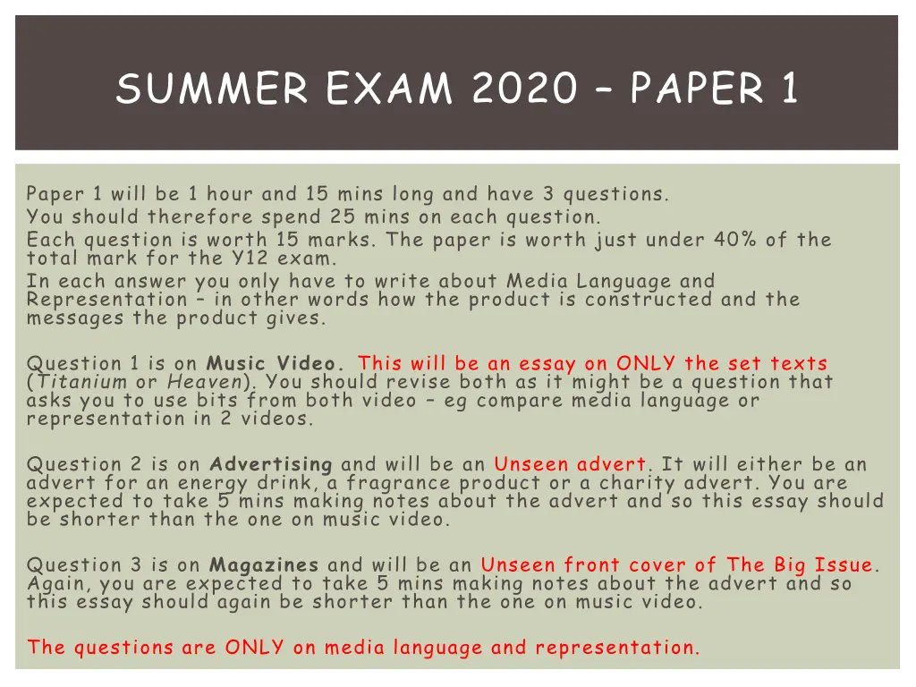 summer exam 2020 paper 1