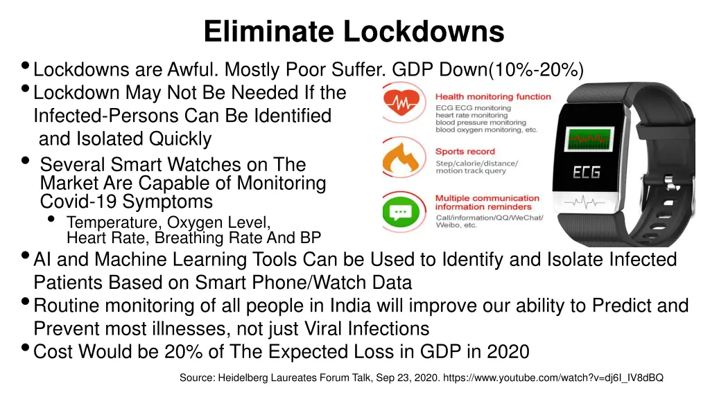 eliminate lockdowns