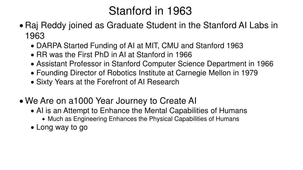 stanford in 1963