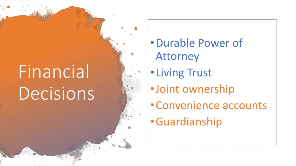 durable power of attorney living trust joint