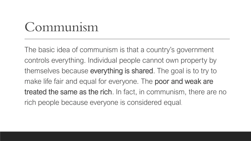 communism