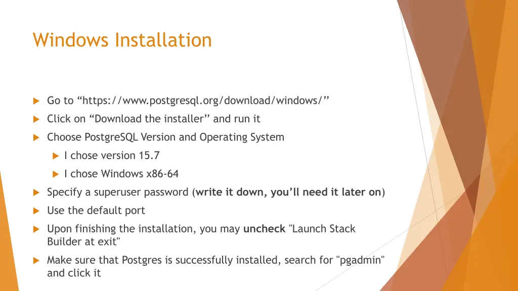 windows installation