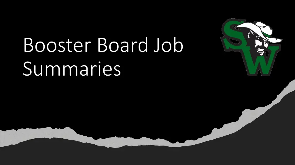 booster board job summaries