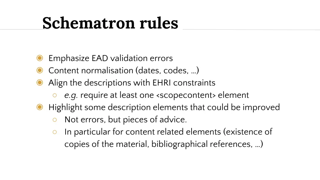 schematron rules