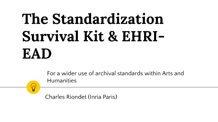 the standardization survival kit ehri ead