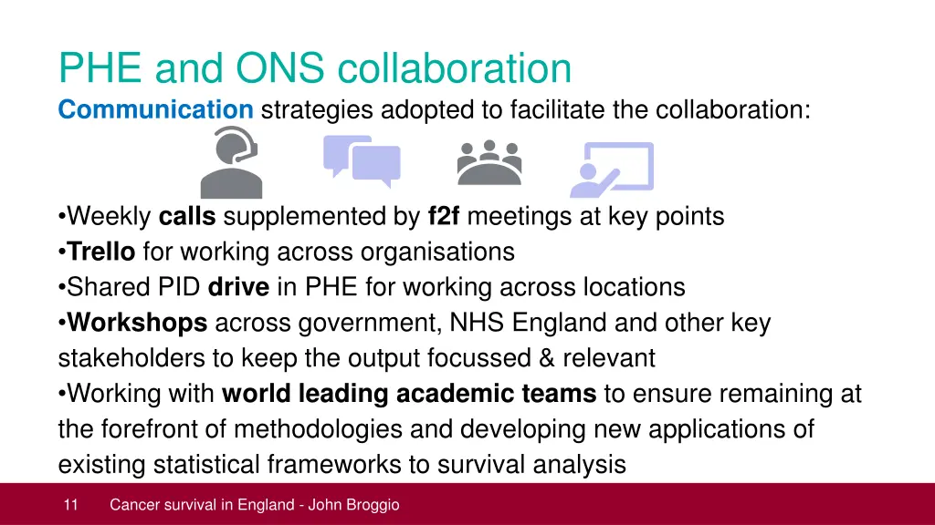 phe and ons collaboration communication