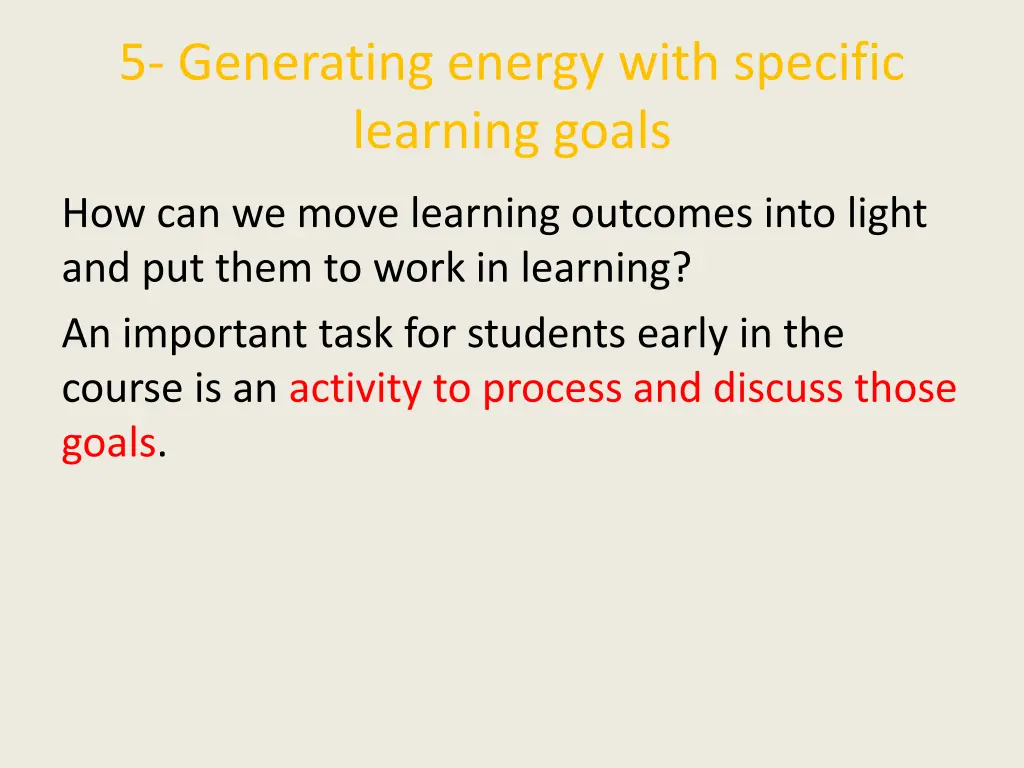 5 generating energy with specific learning goals