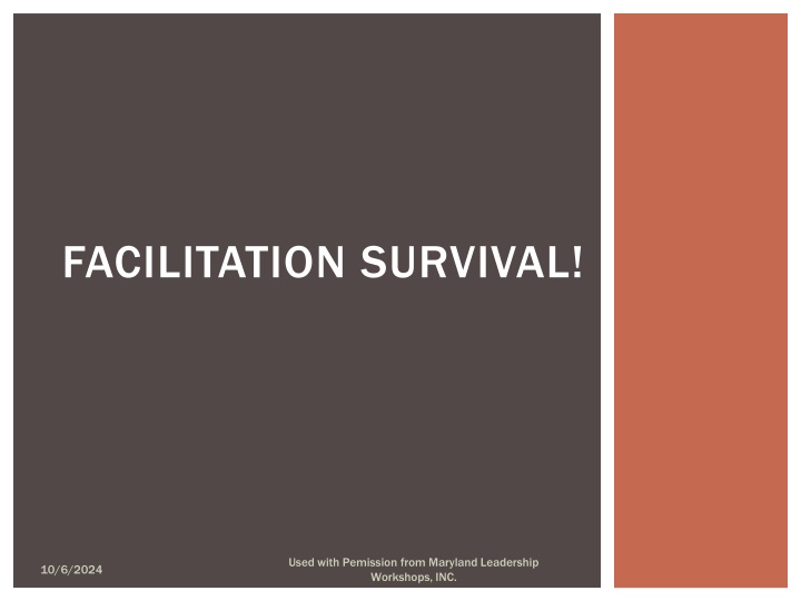 facilitation survival