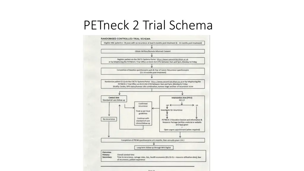 petneck 2 trial schema