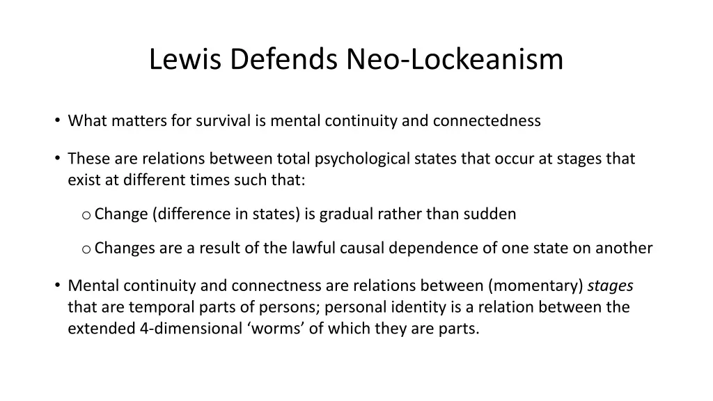 lewis defends neo lockeanism