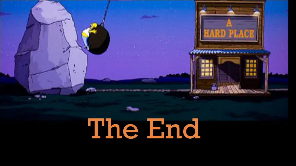 the end