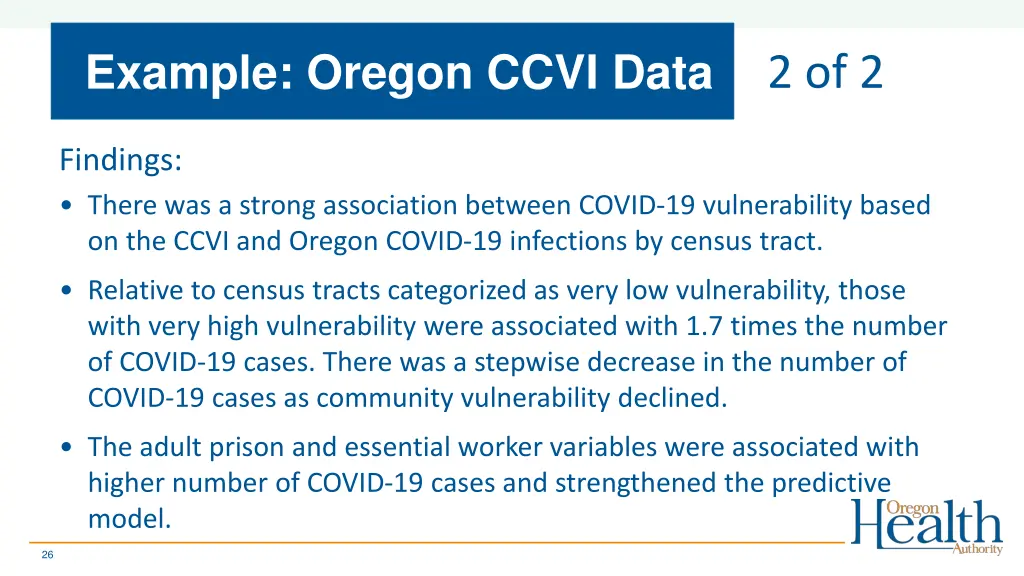 example oregon ccvi data 1