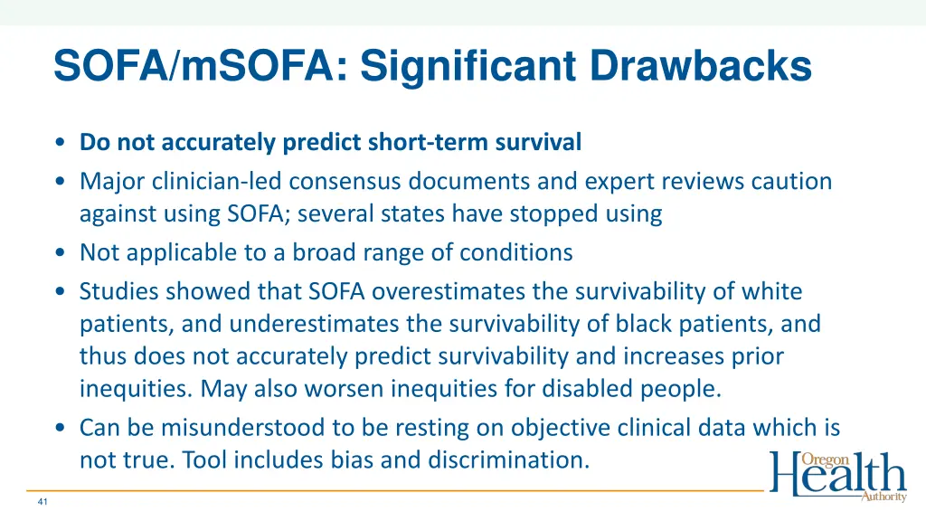 sofa msofa significant drawbacks