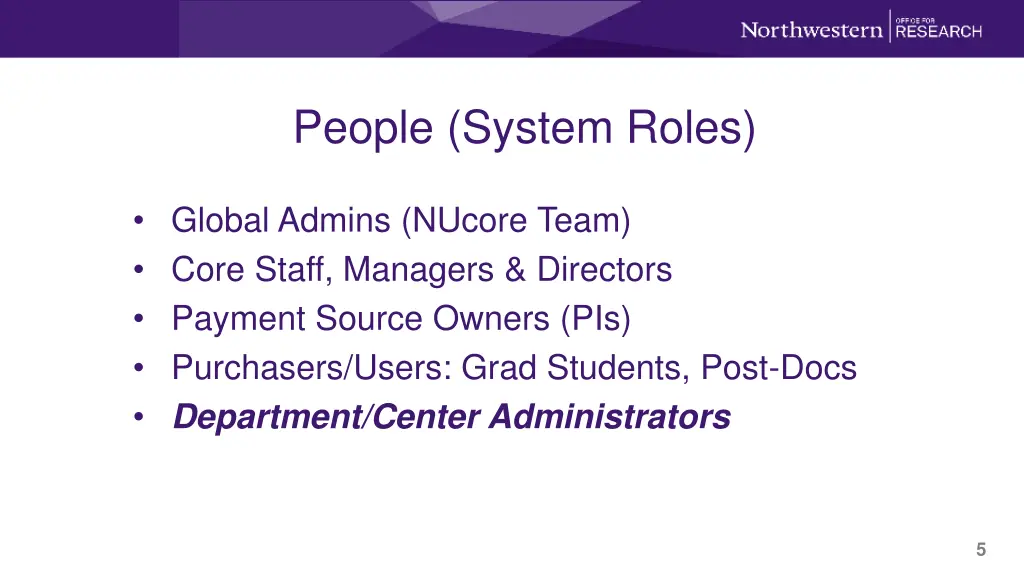 people system roles