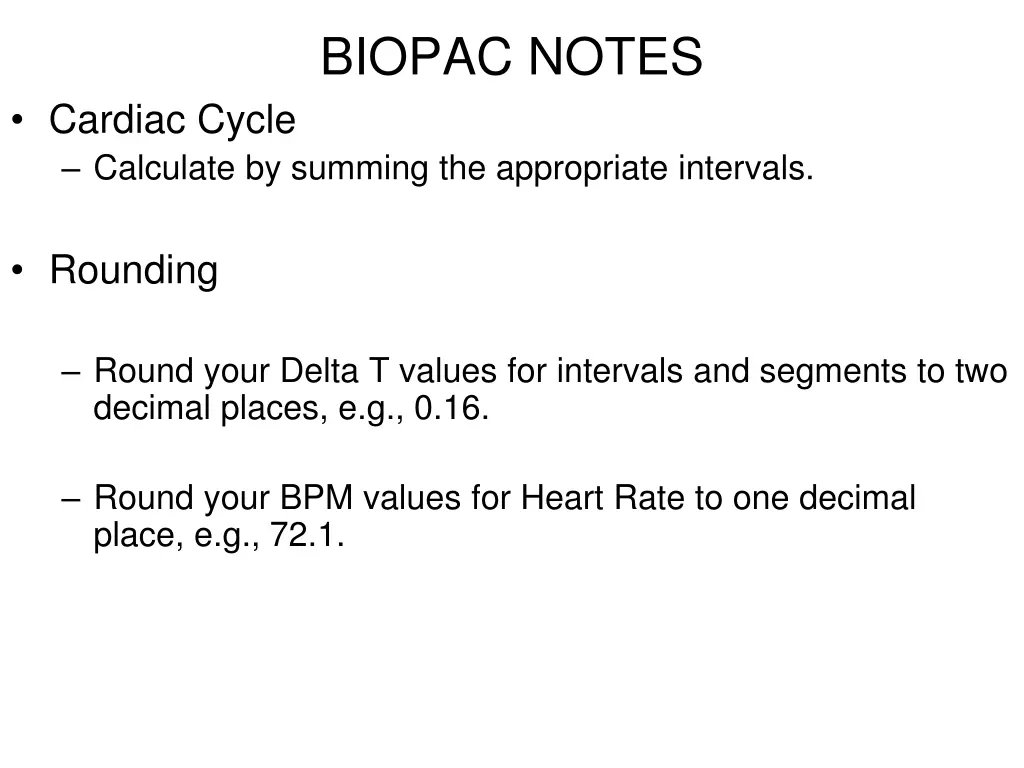 biopac notes 6