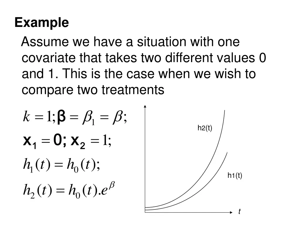 example assume we have a situation with