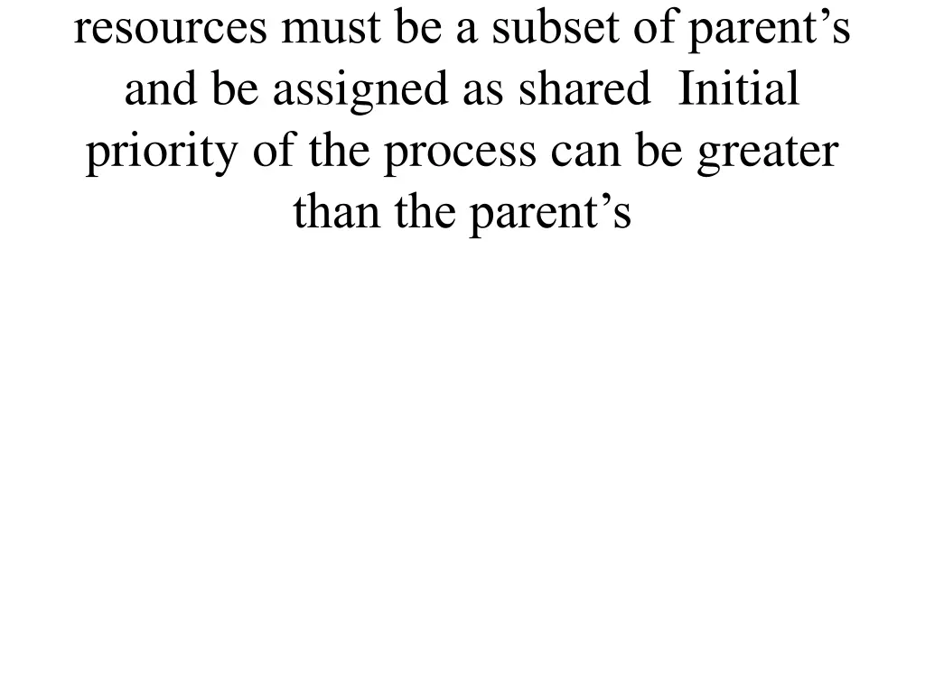 resources must be a subset of parent