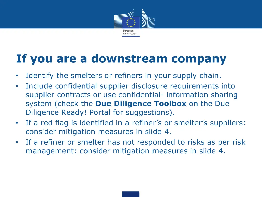 if you are a downstream company