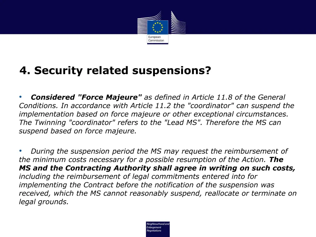 4 security related suspensions