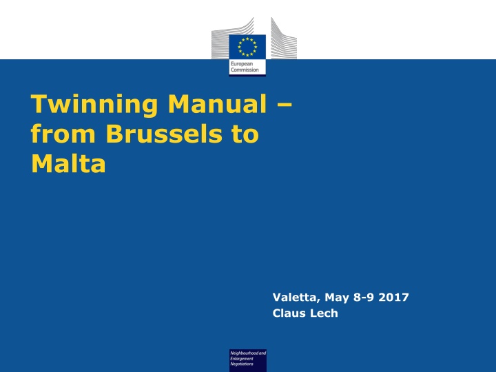 twinning manual from brussels to malta