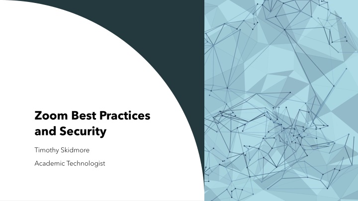 zoom best practices and security