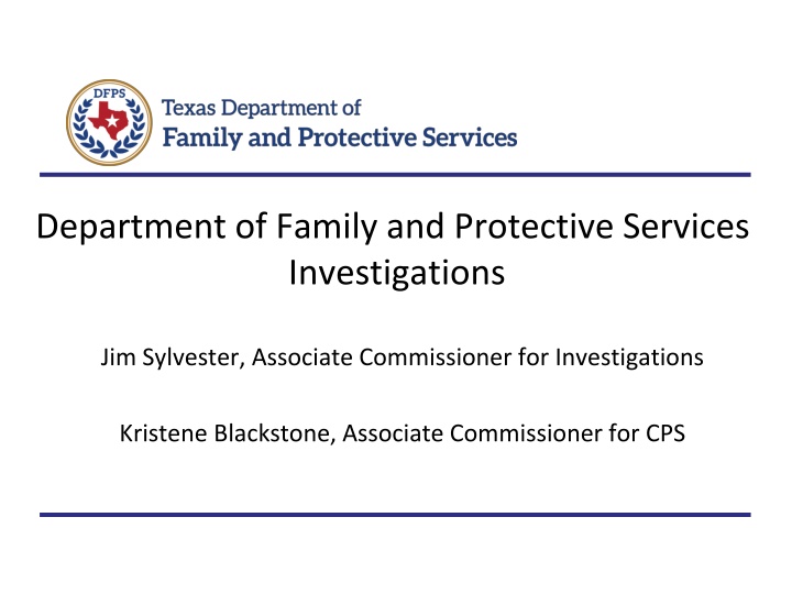 department of family and protective services