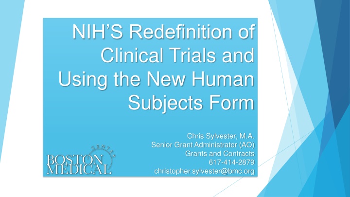 nih s redefinition of clinical trials and using