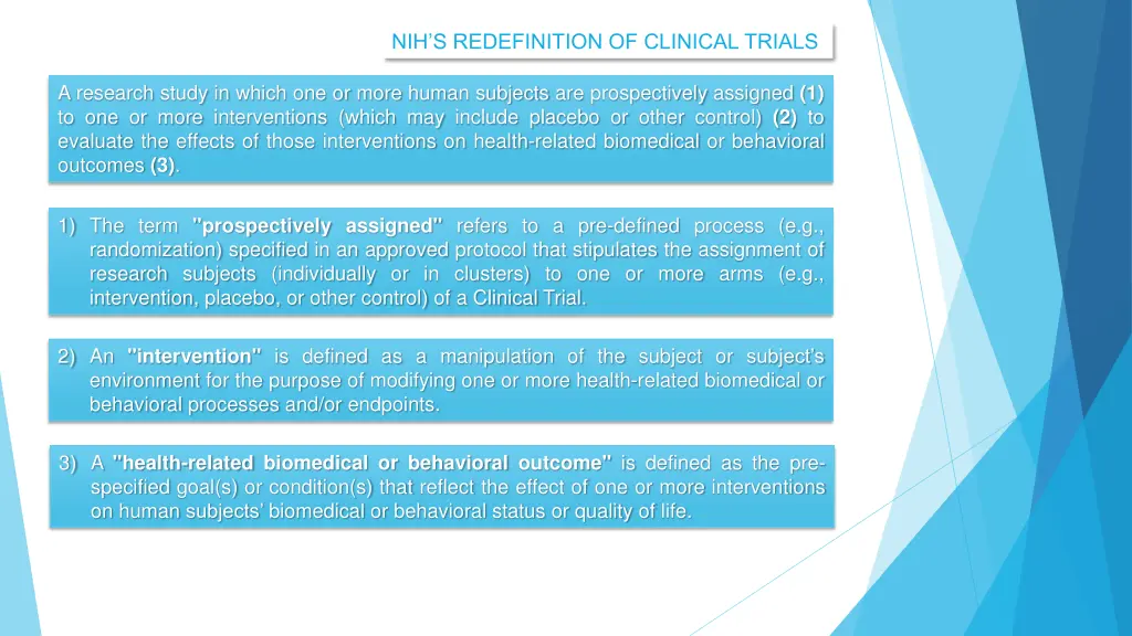 nih s redefinition of clinical trials