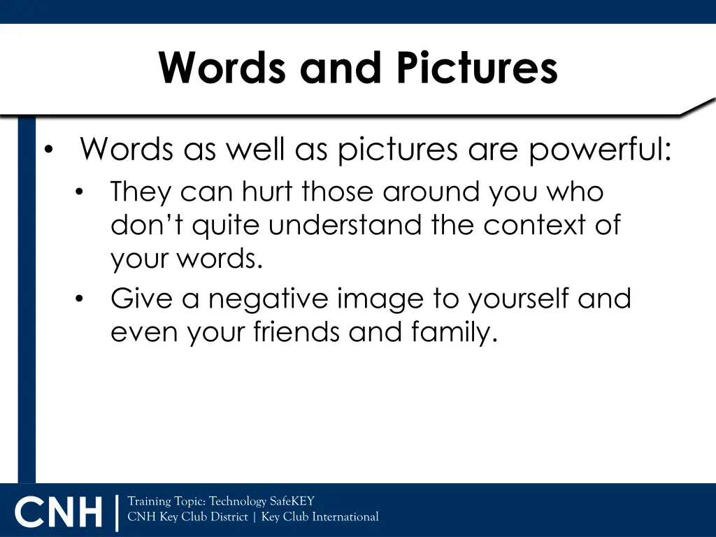 words and pictures