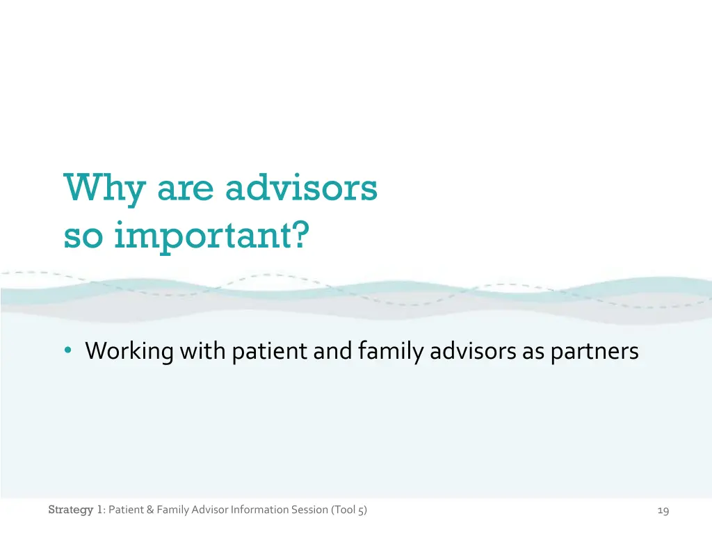 why are advisors so important