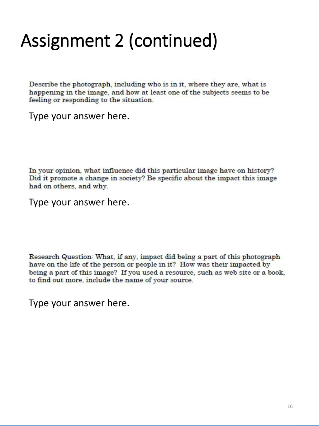 assignment 2 continued assignment 2 continued