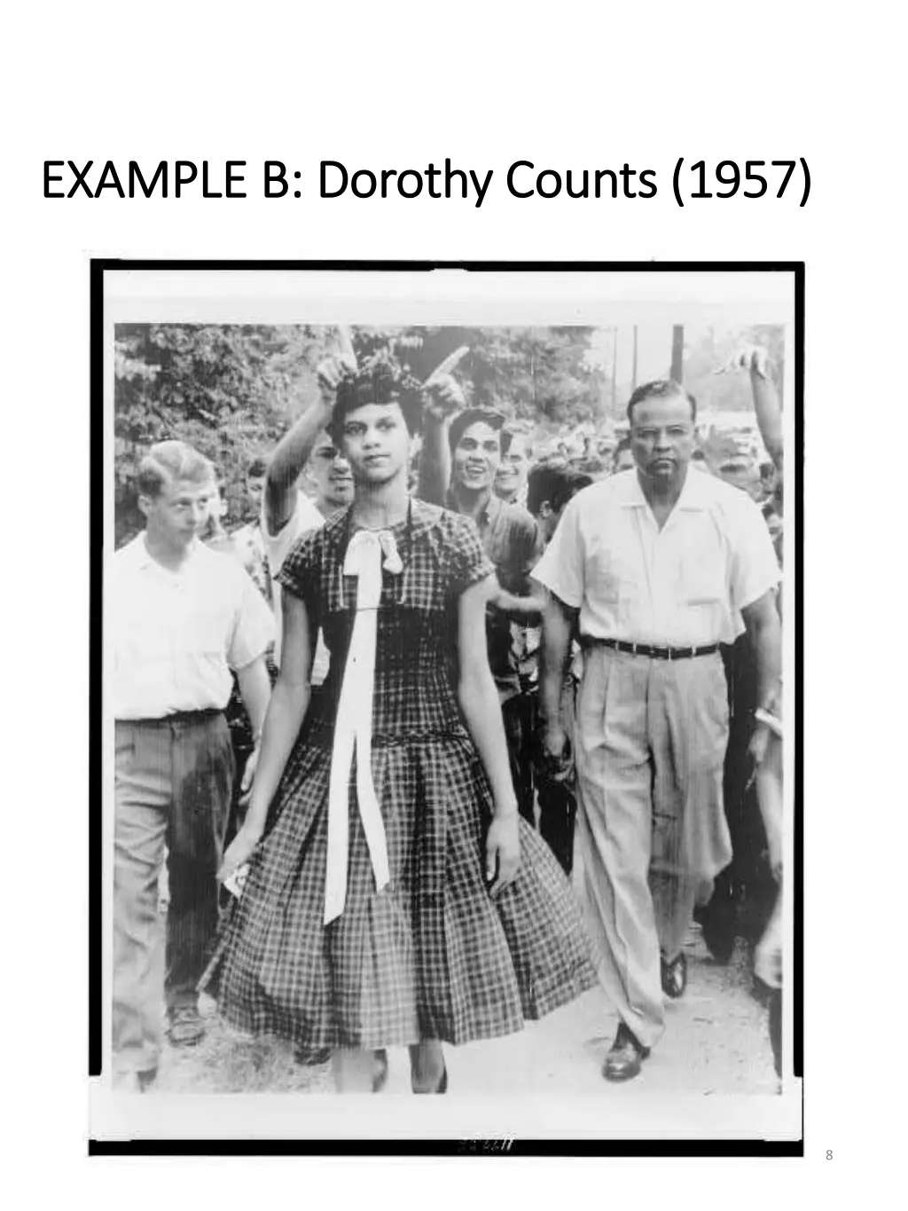 example b dorothy counts 1957 example b dorothy