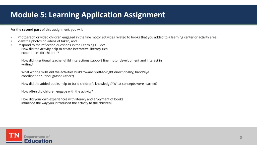 module 5 learning application assignment 1