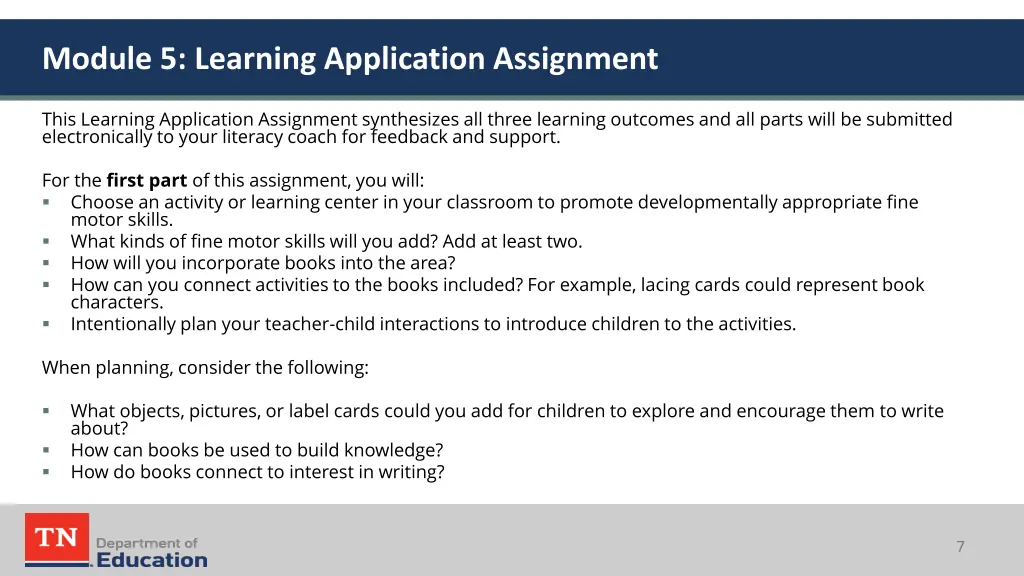 module 5 learning application assignment