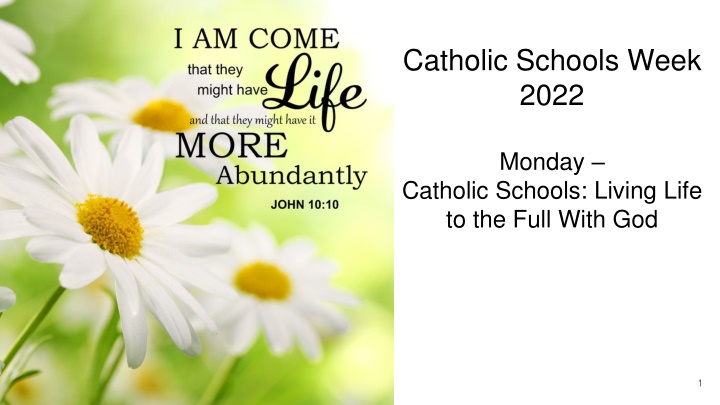 catholic schools week 2022