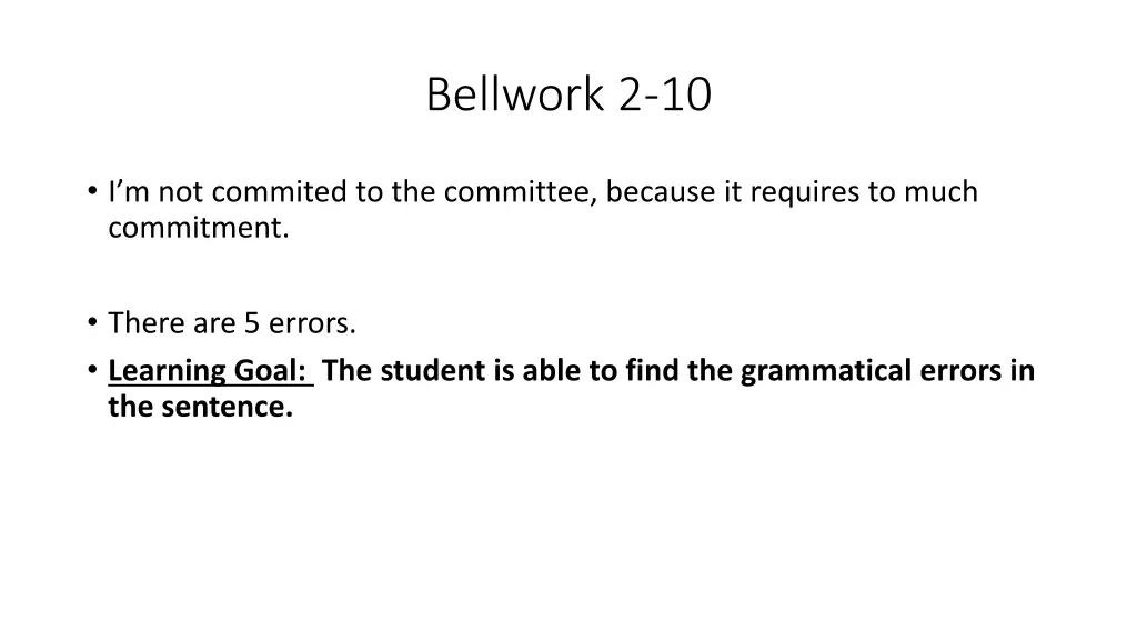 bellwork 2 10