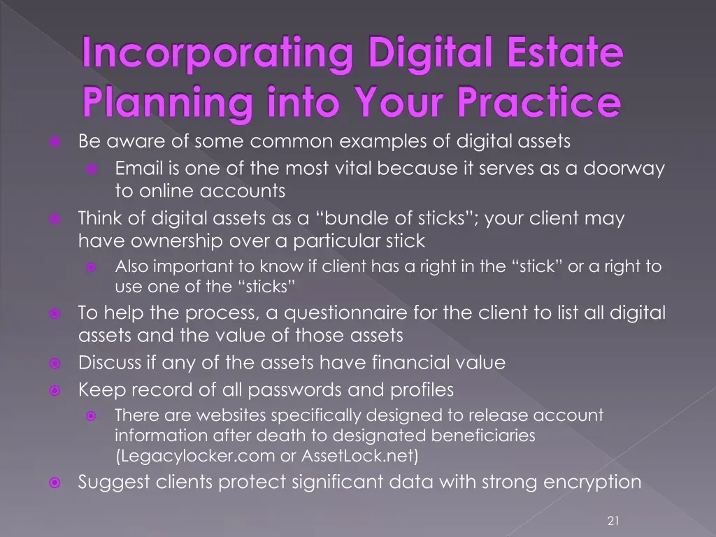 incorporating digital estate planning into your