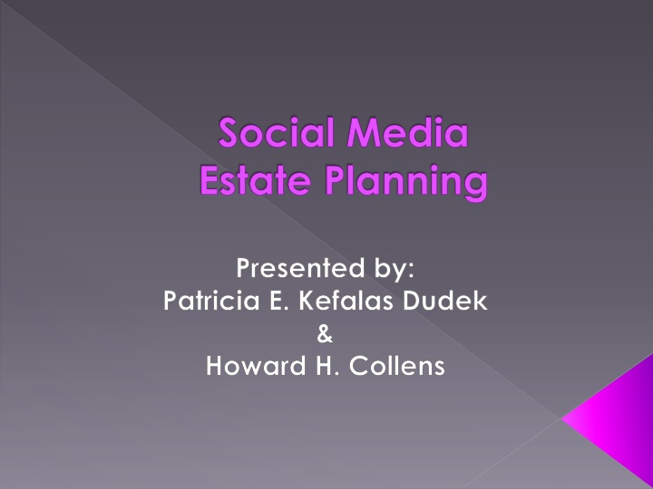 social media estate planning