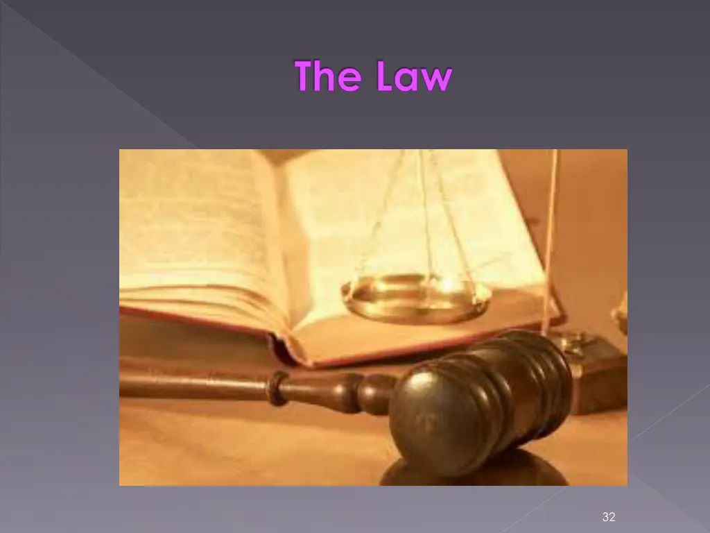 the law