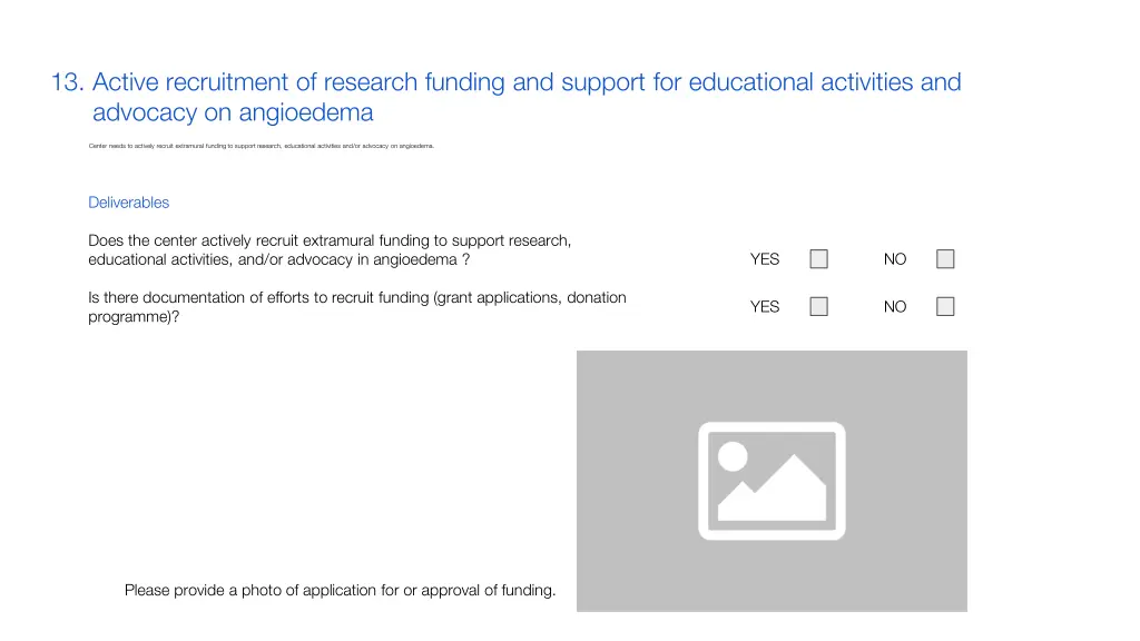 13 active recruitment of research funding