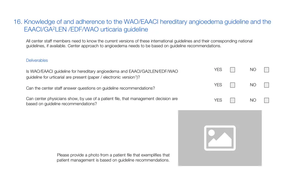 16 knowledge of and adherence to the wao eaaci