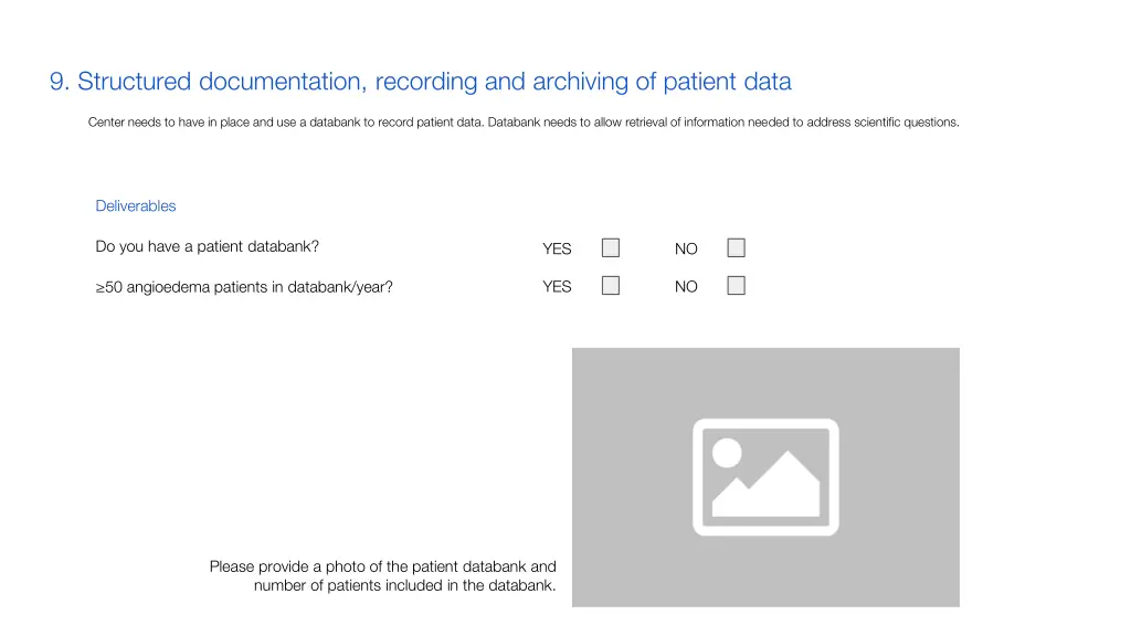 9 structured documentation recording