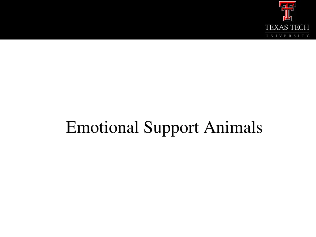 emotional support animals