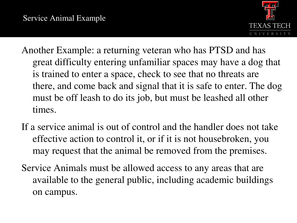 service animal example