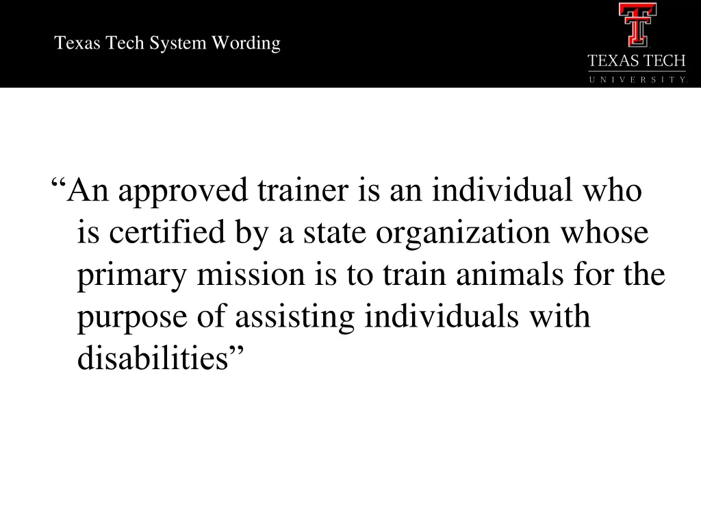 texas tech system wording