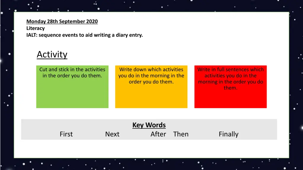 monday 28th september 2020 literacy ialt sequence 3