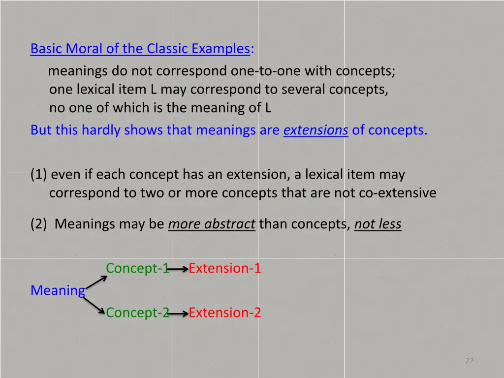 basic moral of the classic examples meanings