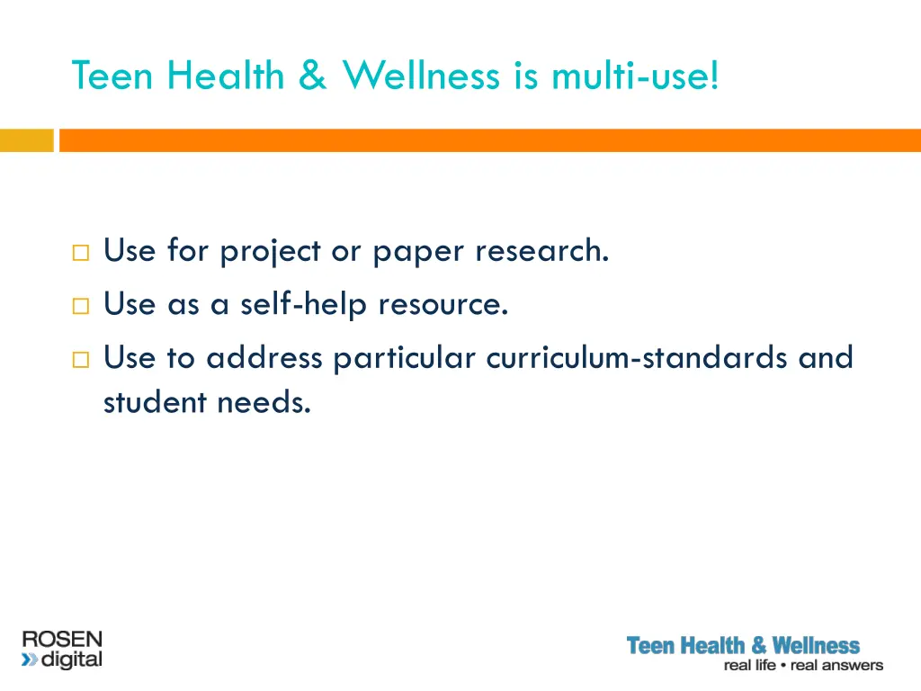 teen health wellness is multi use