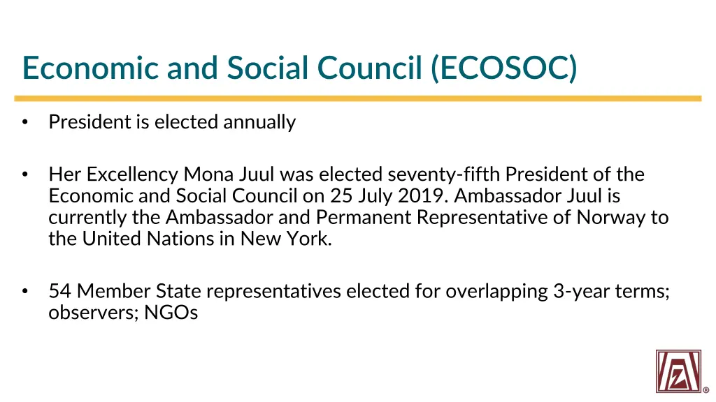 economic and social council ecosoc