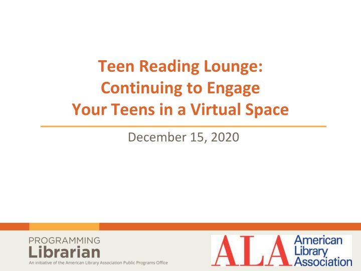 teen reading lounge continuing to engage your